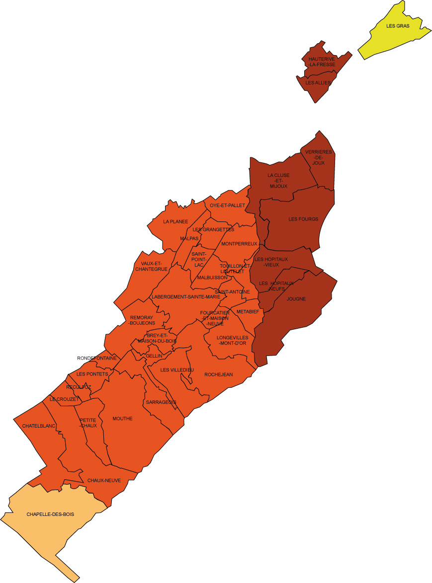 Carte : La montagne plissée