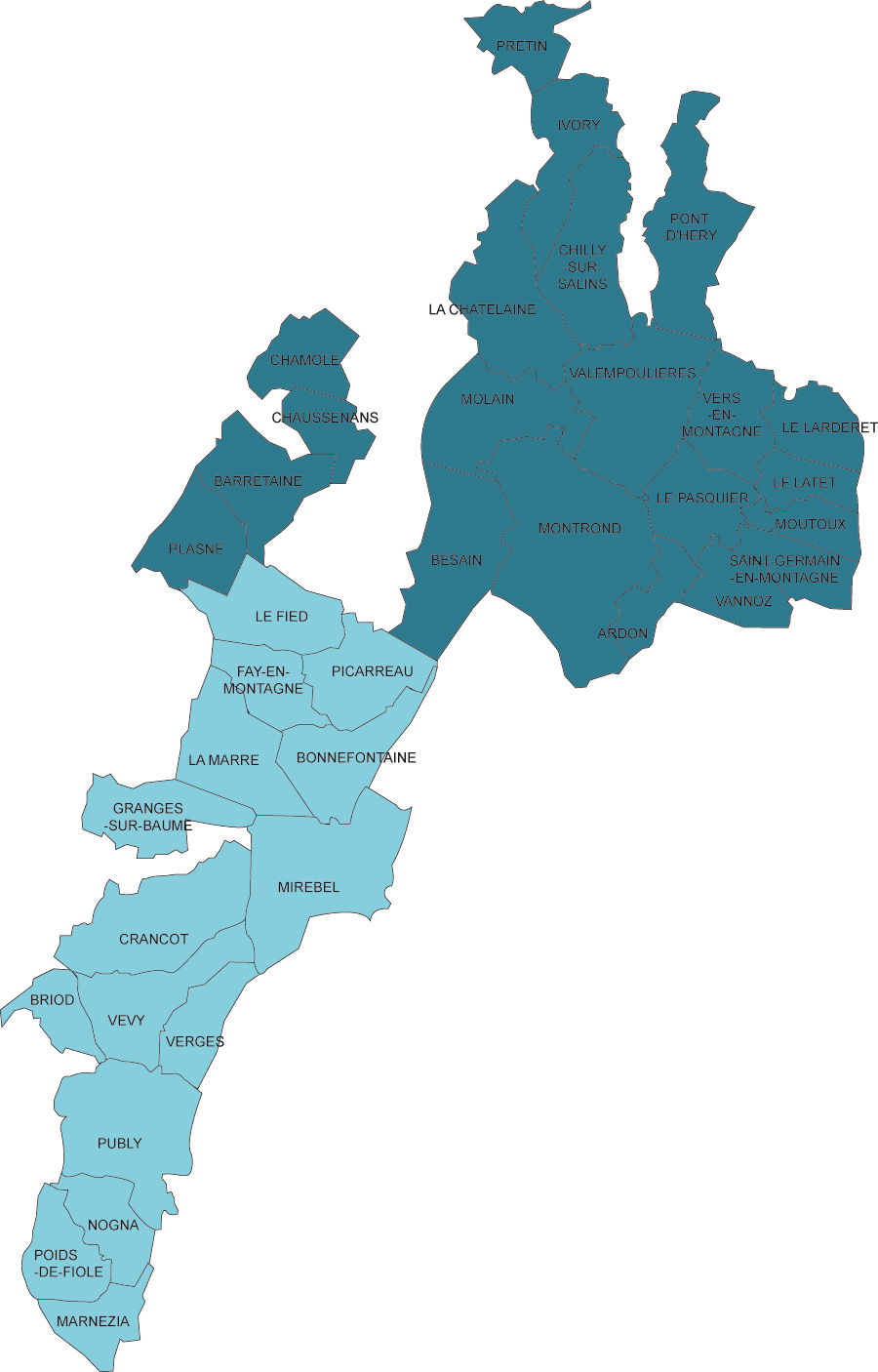 Carte : Le Premier plateau