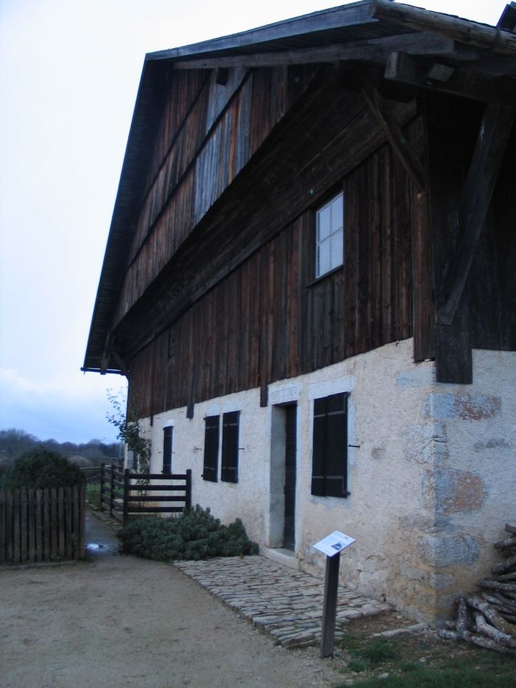 Détail d'un traitement de sol Maison des Arces (25) Musée des maisons comtoises