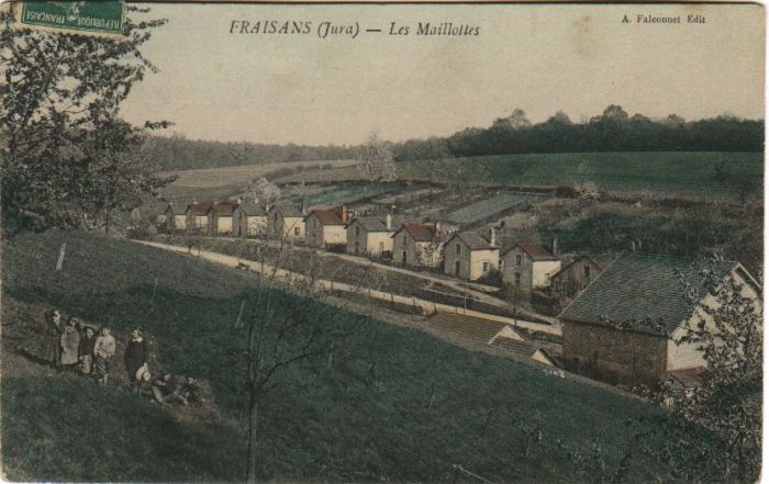 Cartes postales anciennes, Fraisans (39). Archives départementales