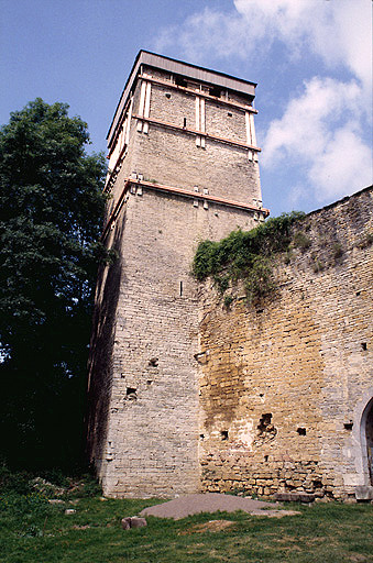 Ch&acirc;teau d'Oricourt (70), mur d'enceinte