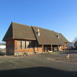Ecole, architecte Jacques-Henry Le Même, 1938, photo Fondation du Patrimoine - RONCHAMP (70250)