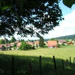 Chamesey (25) silhouette du village / site d'implantation caue25 2015 - CHAMESEY (25380)