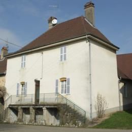 Montmirey-la-Ville, Jura, déc 2011 caue39. Maison vigneronne bourgeoise - MONTMIREY-LA-VILLE (39290)