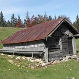 Bois d'Amont, Jura, oct 2006 caue39. Le chalet d'alpage. Grange d'été - BOIS-D'AMONT (39220)