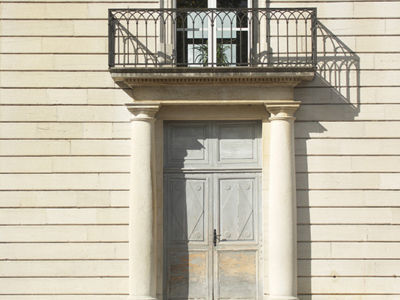 Ruffey-sur-Seille, Jura, juin 2015 caue39 : mairie entrée