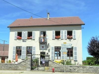 Aresches, Jura, juil 2011 caue39 : mairie - ARESCHES (39110)