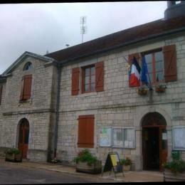 Crotenay, Jura, juil 2013 caue39 : mairie - CROTENAY (39300)