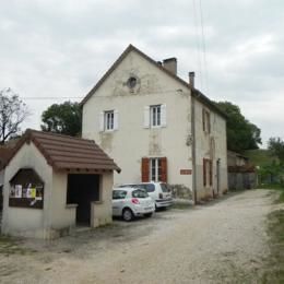 L'Aubépin, Jura, sept 2012 caue39 : mairie-école - L'AUBEPIN (39160)