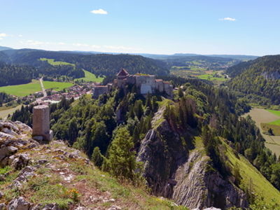 Château de Joux (25), photo A. Doire, BFC tourisme - LA CLUSE-ET-MIJOUX (25300)