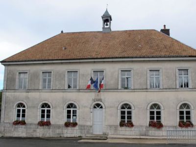 Bolandoz, Doubs, sept 2015 caue25 : mairie-école - BOLANDOZ (25330)