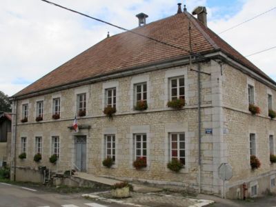 Déservillers, Doubs, sept 2015 caue25 : mairie-école - DESERVILLERS (25330)