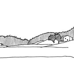 Bellecombe Haut-Jura : Habitat dispersé - Croquis caue39 2012 - BELLECOMBE (39310)