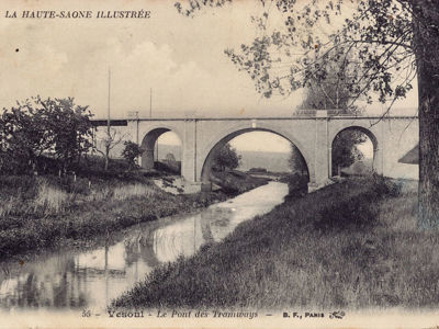 <p>Vesoul, Haute-Sa&ocirc;ne, Archives d&eacute;partementales 70 : viaduc franchissant la Colombine, carte postale ancienne</p> - VESOUL (70000)
