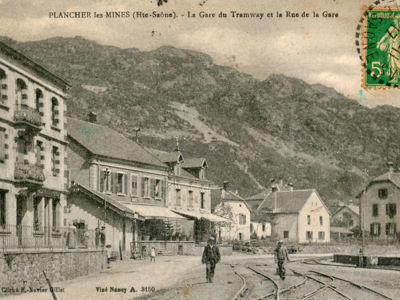 <p>Plancher-les-Mines, Haute-Sa&ocirc;ne, Archives d&eacute;partementales 70 : Quartier de la Gare, carte postale ancienne</p> - PLANCHER-LES-MINES (70290)
