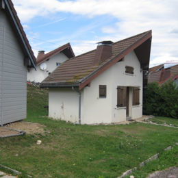 <p>Les Pagotins, village "Gais loisirs" (1964, 2e tranche vers 1980), mod&egrave;le individuel (09 2019 caue25)</p> - METABIEF (25370)