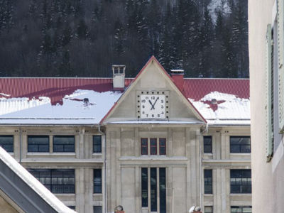 Ancienne école nationale d’optique – Lycée Victor-Bérard, Hauts de Bienne (39), 1929 arch. Paul Guadet - Source Janvier 2017 caue39  - MOREZ (39400)