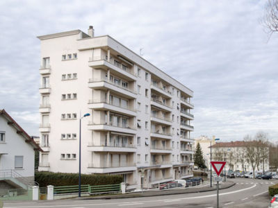 Logement collectif René Gandillet arch. / caue39 02 2017 - LONS-LE-SAUNIER (39000)