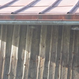 Chalet La Grange nourrie, détail bardage bois, photo 11 2006 caue39 - ROCHEJEAN (25370)